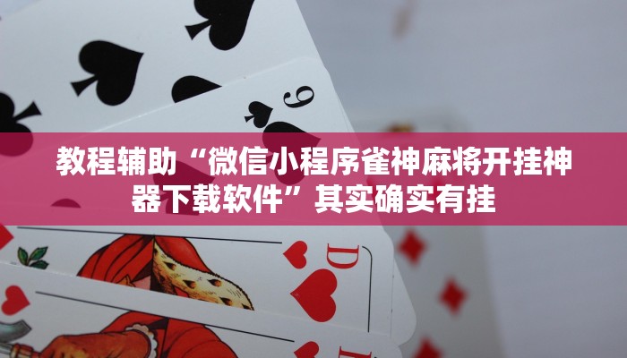 教程辅助“微信小程序雀神麻将开挂神器下载软件”其实确实有挂