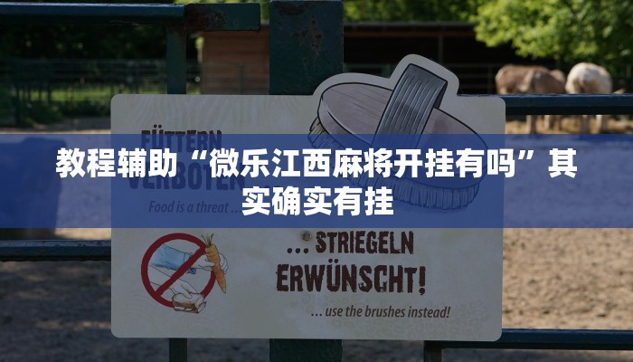 教程辅助“微乐江西麻将开挂有吗”其实确实有挂